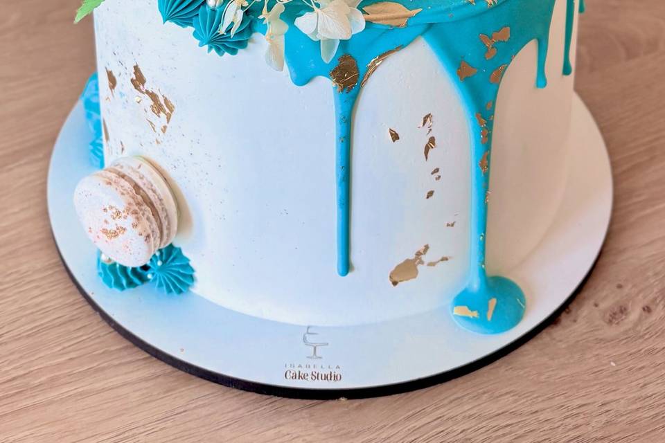 Drip cake floreale