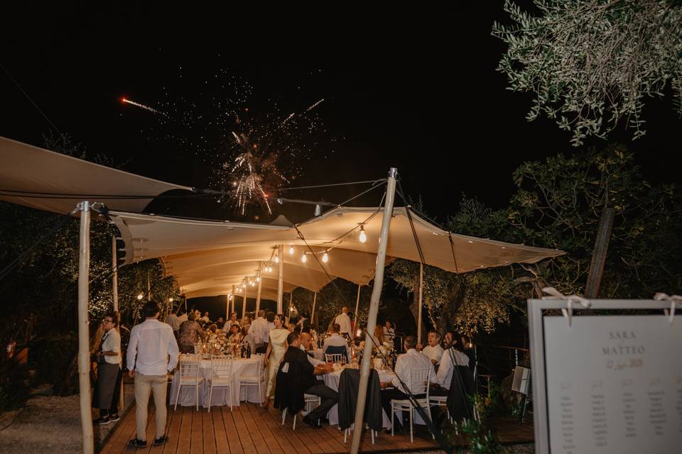 La cena tra gli ulivi