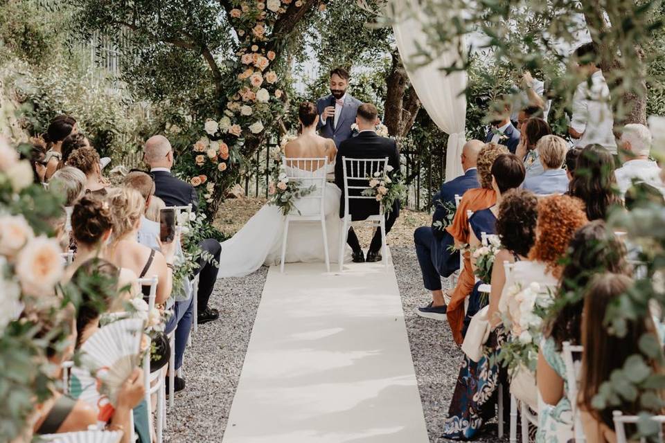 La cerimonia in Uliveto