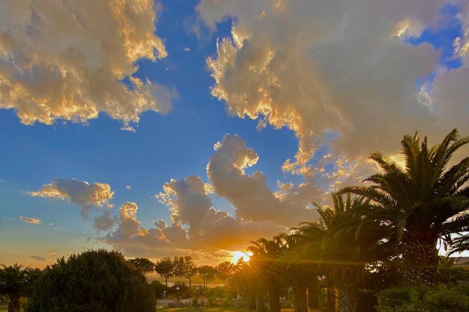 GIARDINO, TRAMONTO