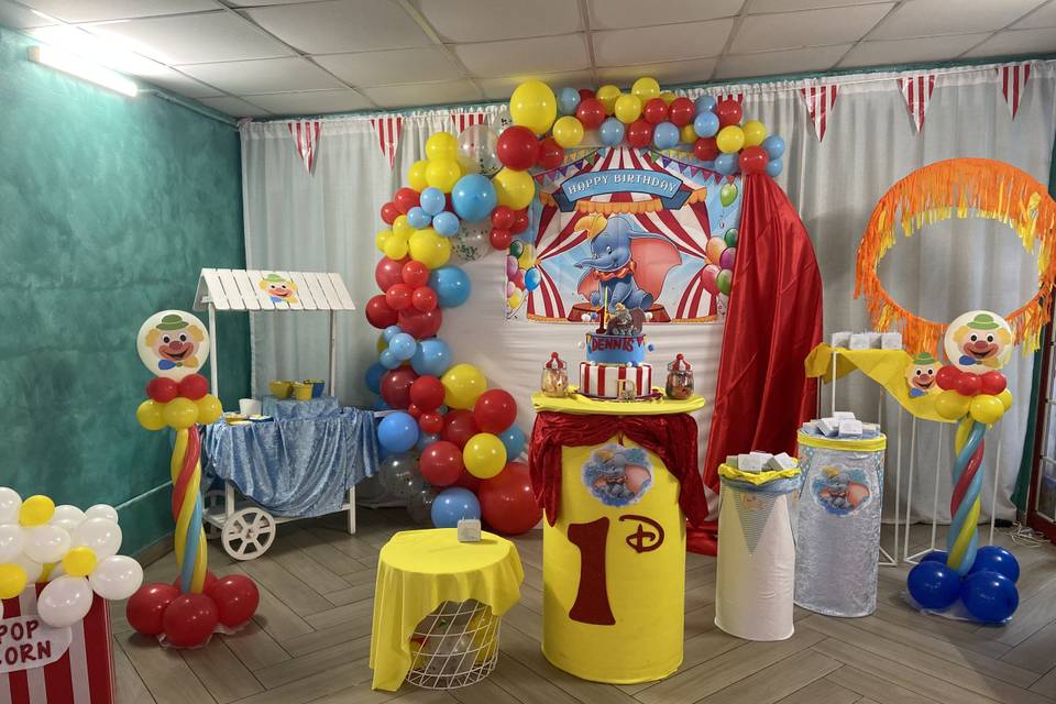 Compleanno tema dumbo disney