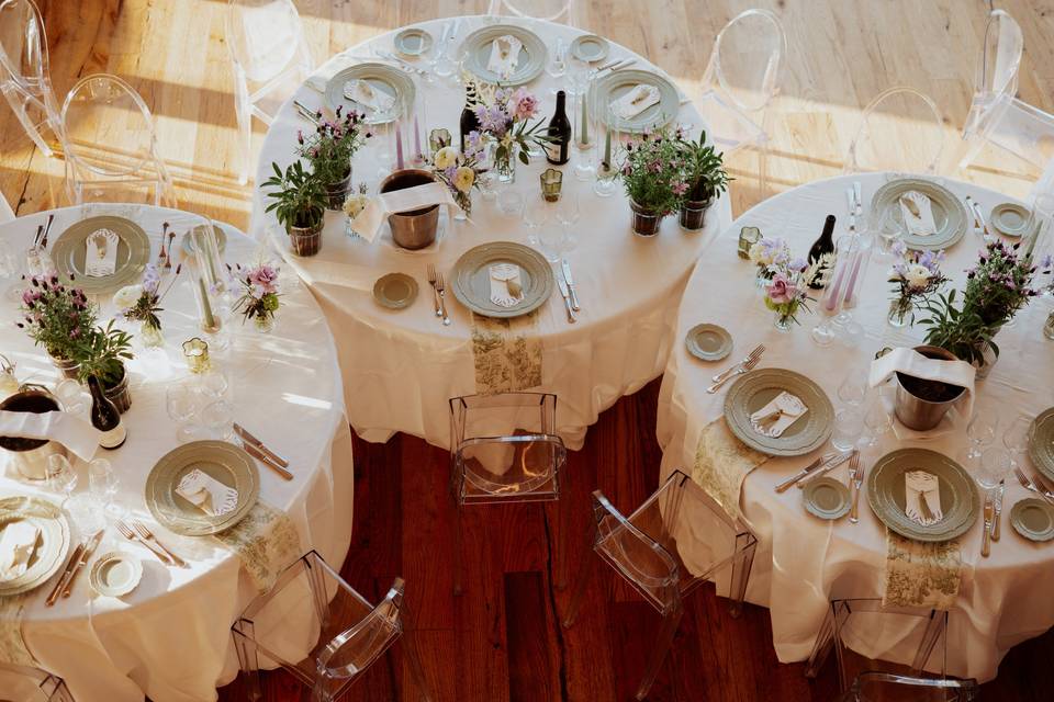 Allestimento interno matrimoni