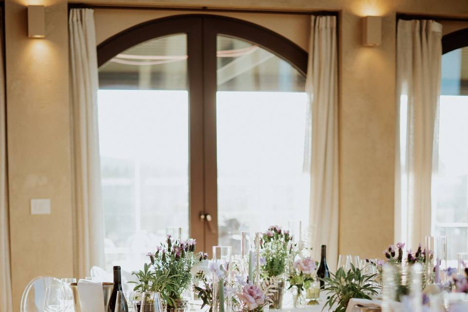 Allestimento interno matrimoni