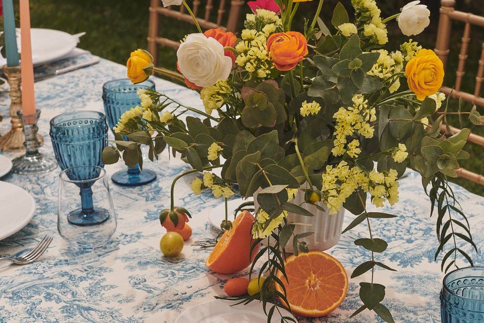 Wedding table details