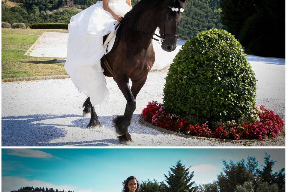 Sposa a cavallo