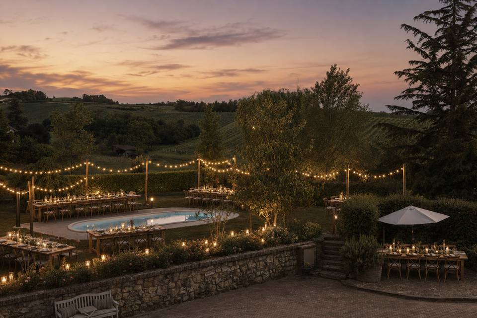 Tra cielo, luci e riflessi