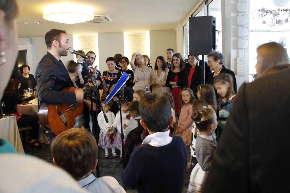 Un matrimonio con bimbi... :)