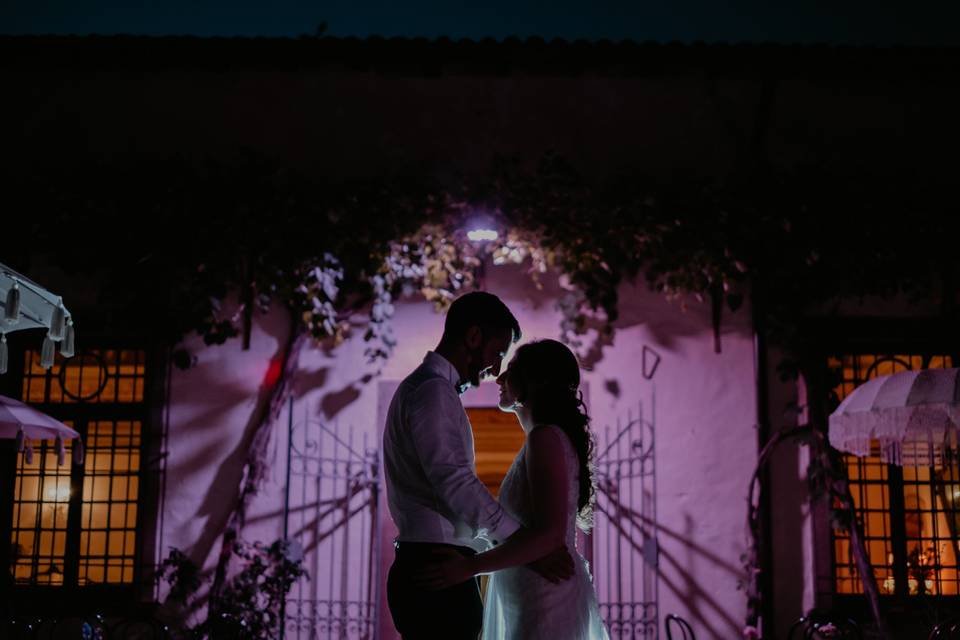 Cot of wedding cake