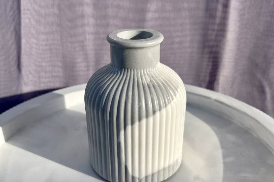 Vaso in polvere di ceramica