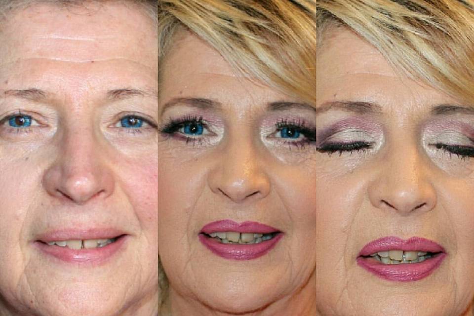 Prima&dopo trucco mamma sposa