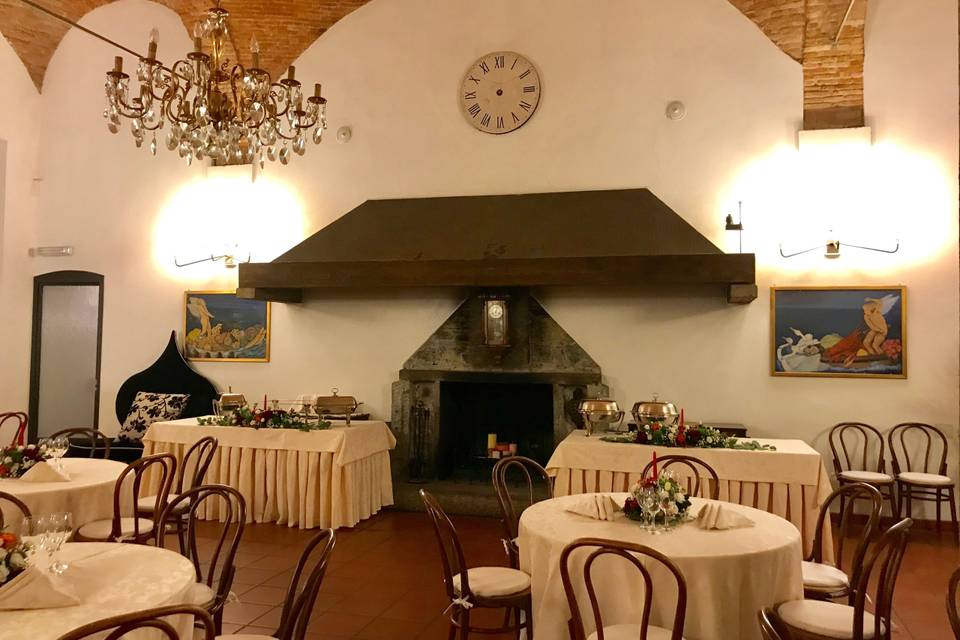 Allestimento cena privata