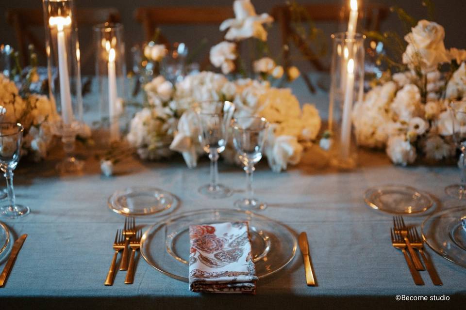 Mise en place tovagliolo kohan
