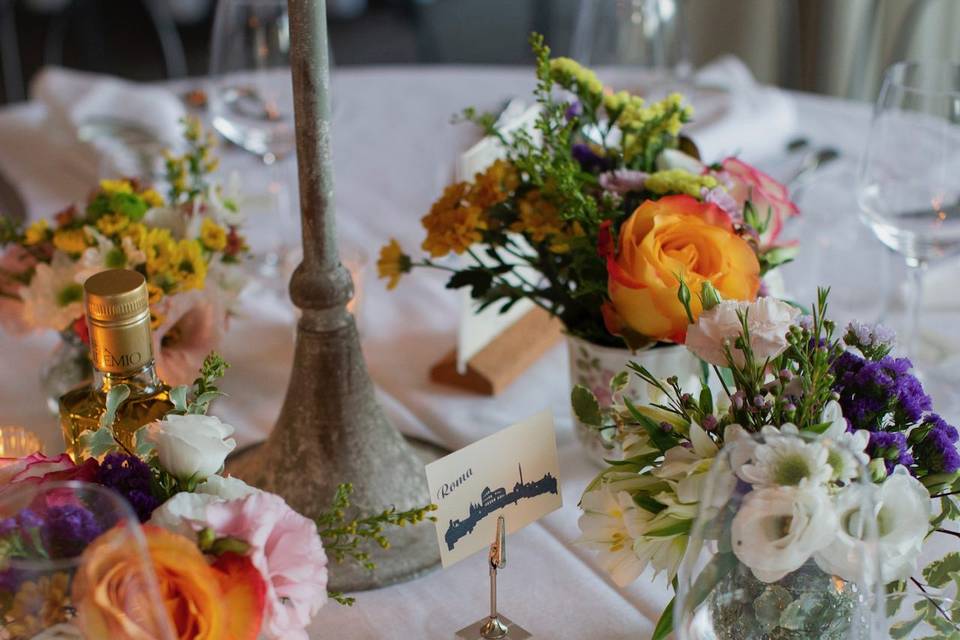 Mise en place matrimonio