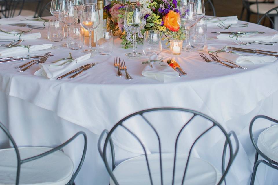 Mise en place matrimonio