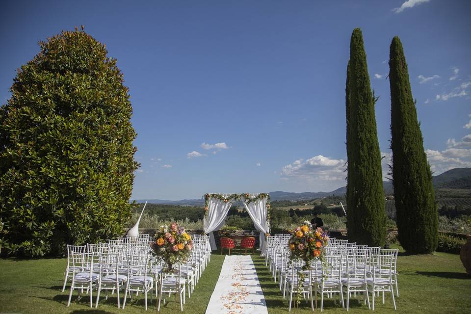 Cerimonia simbolica in Toscana