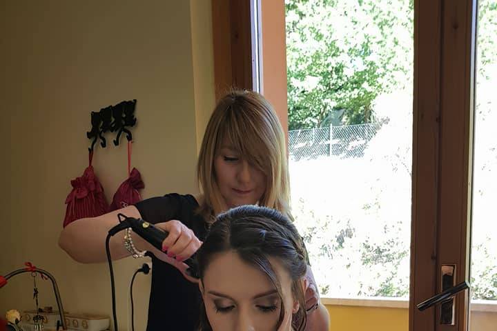 Acconciatura + trucco sposa