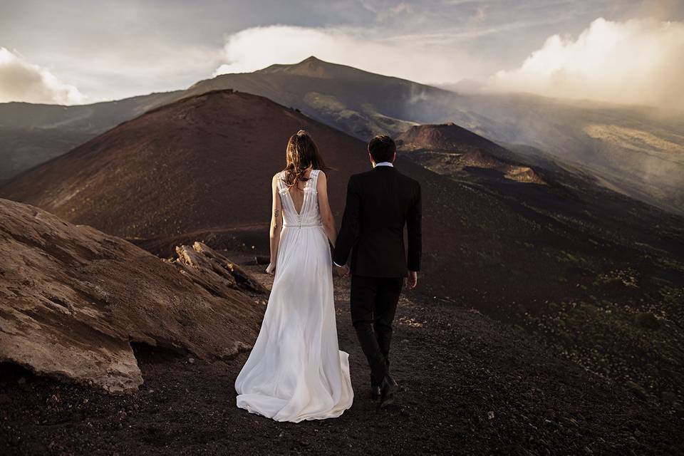 Sicilian wedding Etna