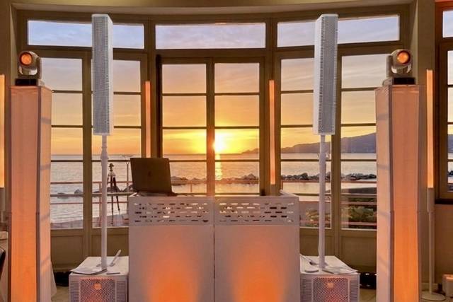 Portofino Sunset Wedding view