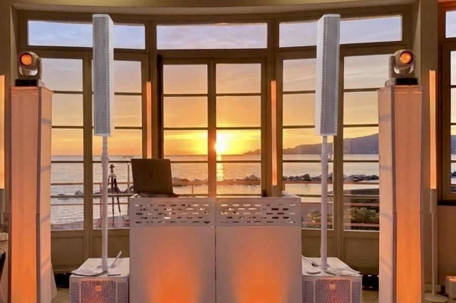 Portofino Sunset Wedding view