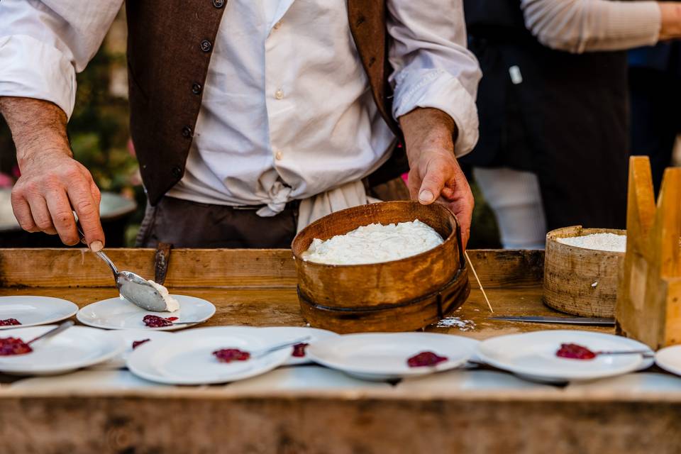 Show cooking: RIcotta fresca