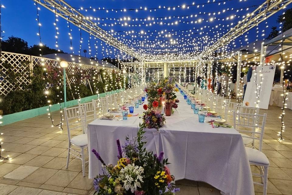 Tavolo imperiale sotto le stel