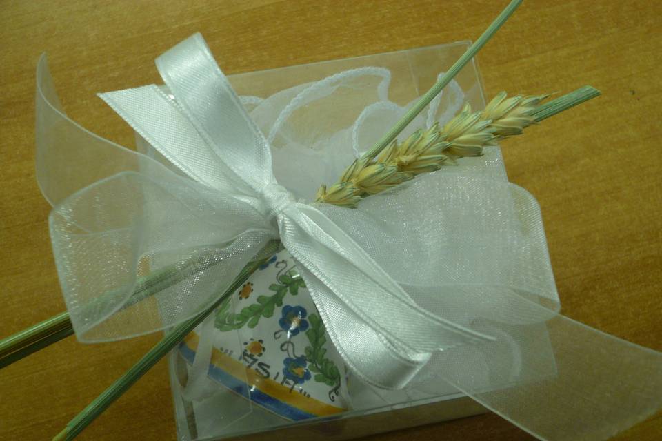 Confezione con spiga di grano