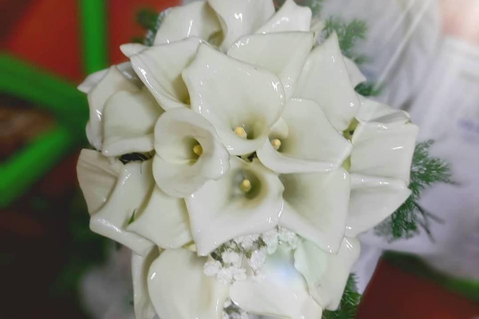 Bouquet callette bianche
