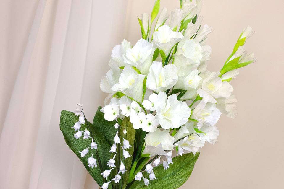Bouquet da sposa bianco