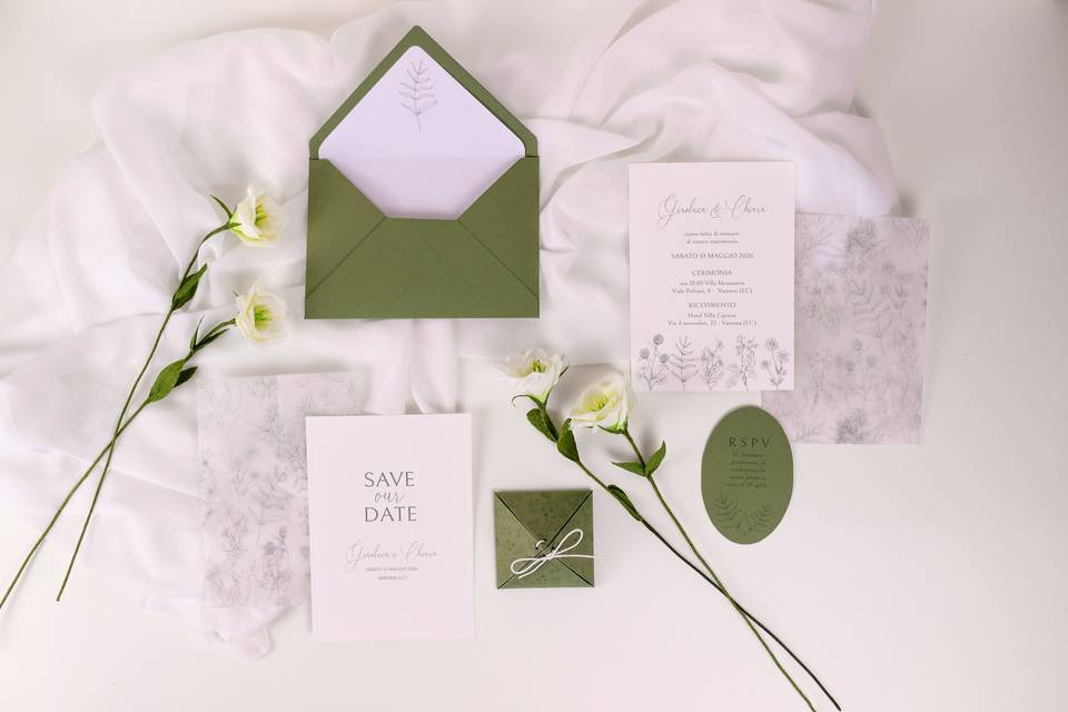 Wedding stationery suite
