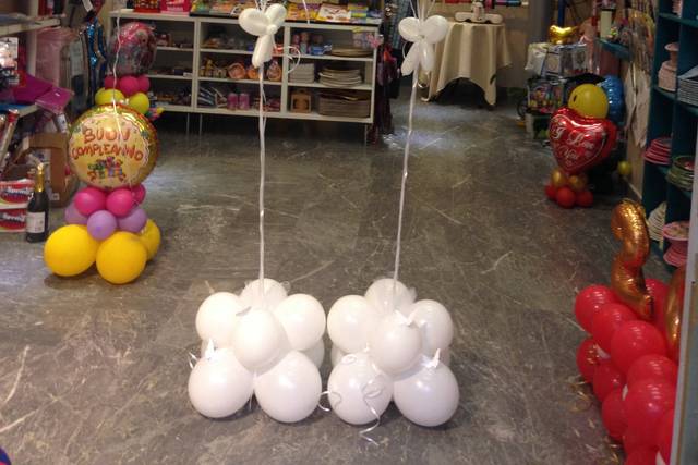 Realizzo scatola per compleanno e composizione palloncini Trapani