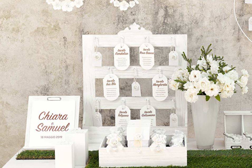 Tableau mariage e confettata