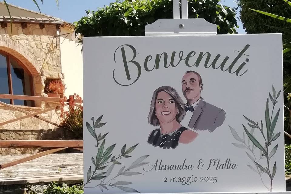 Cartello benvenuto