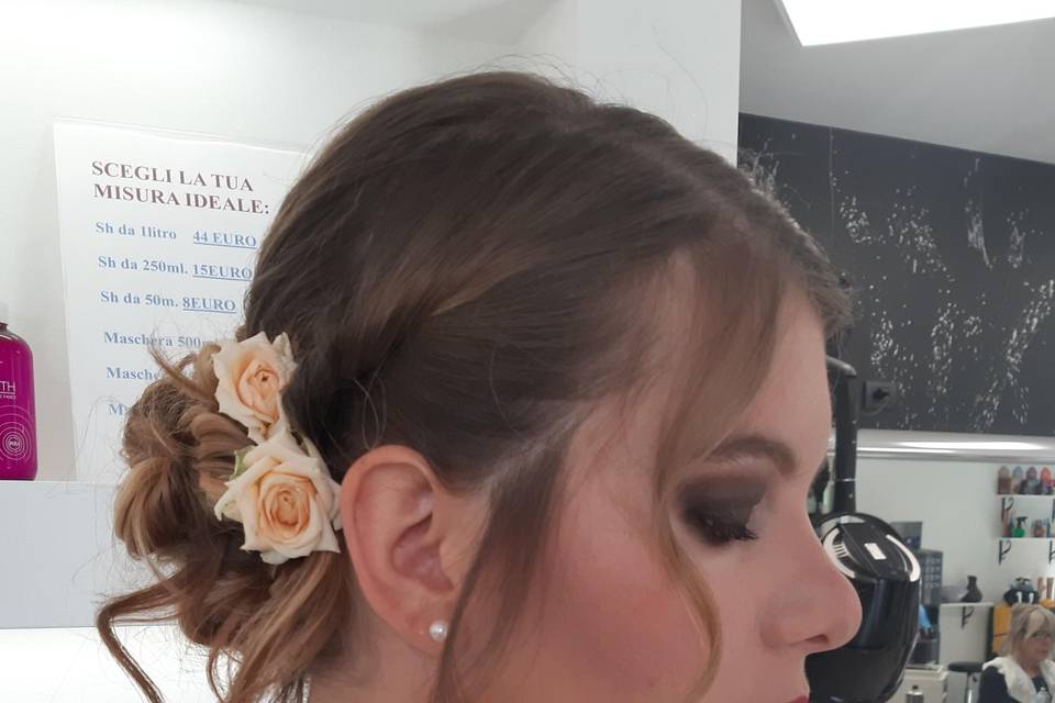 Romantico trucco cerimonia