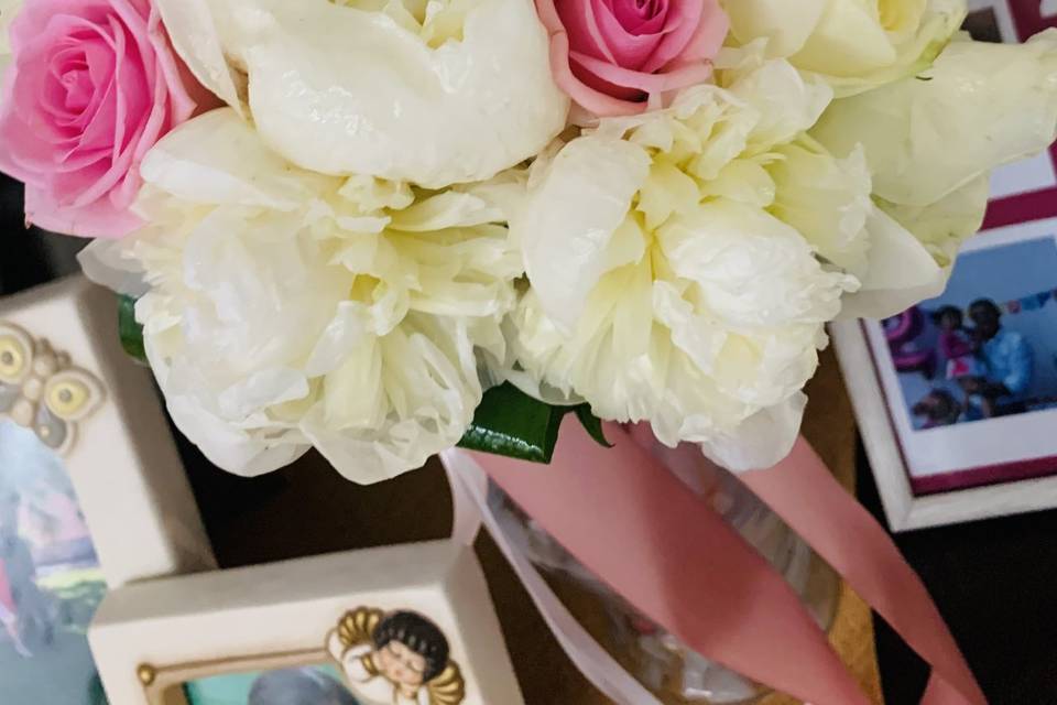 Bouquet peonie e rose