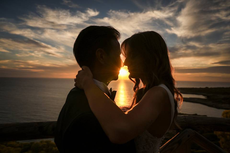 Tramonto romantico in Salento