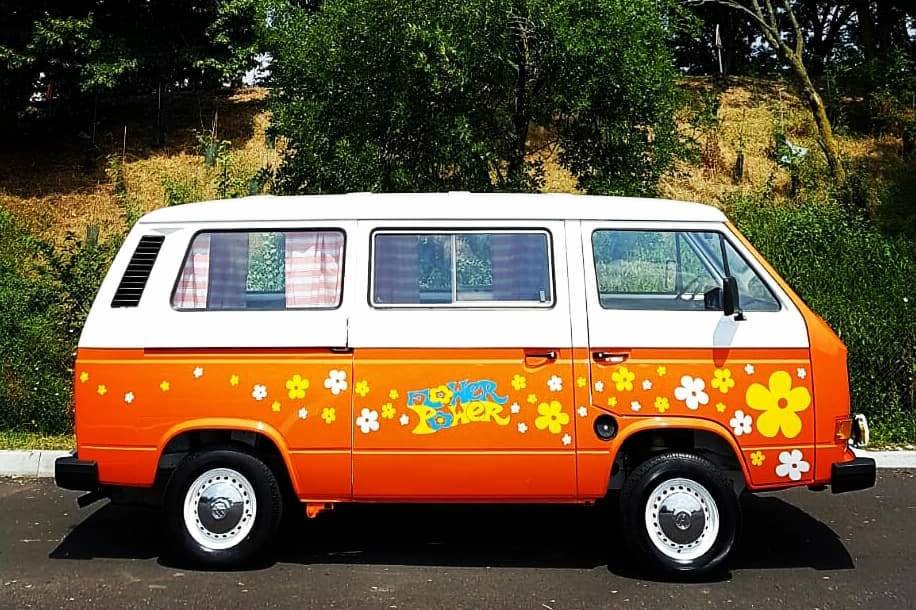 Volkswagen T3 flower power