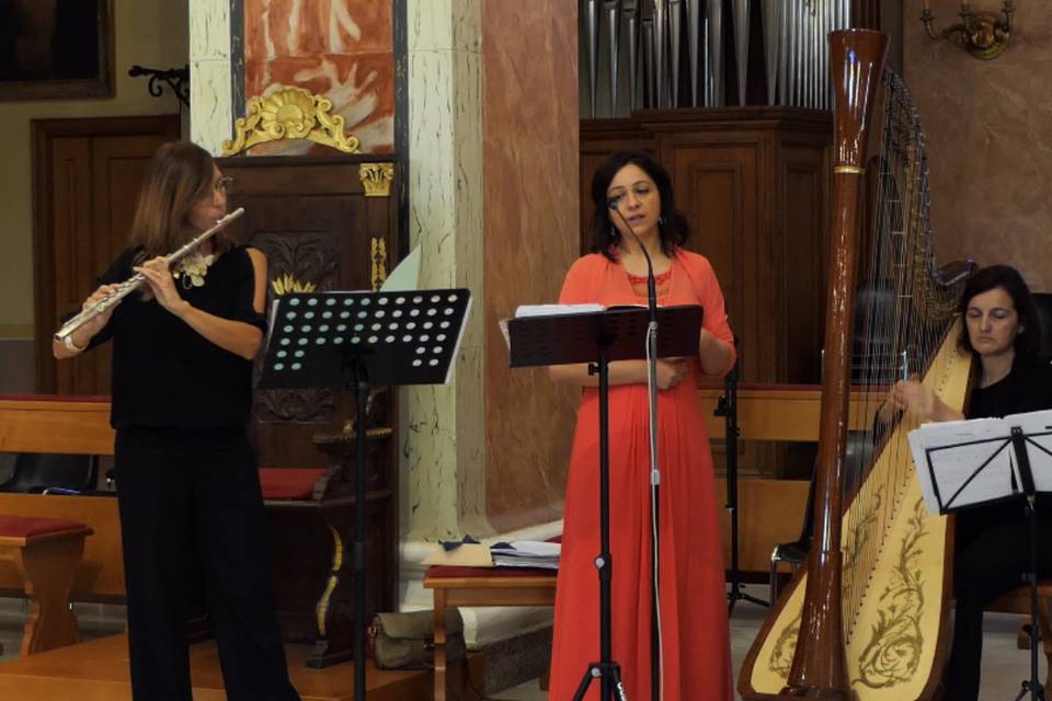 Arpa, Soprano,Flauto