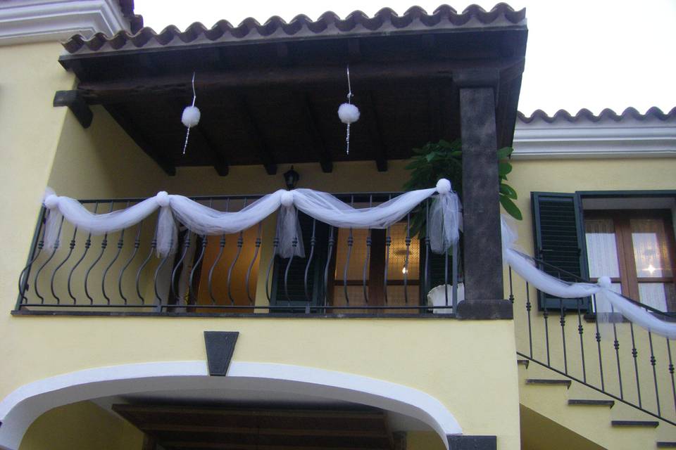 Allestimento casa sposi