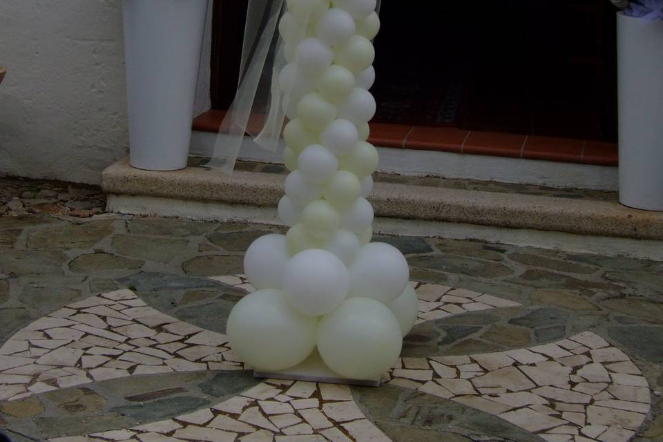 Colonna palloncini elio