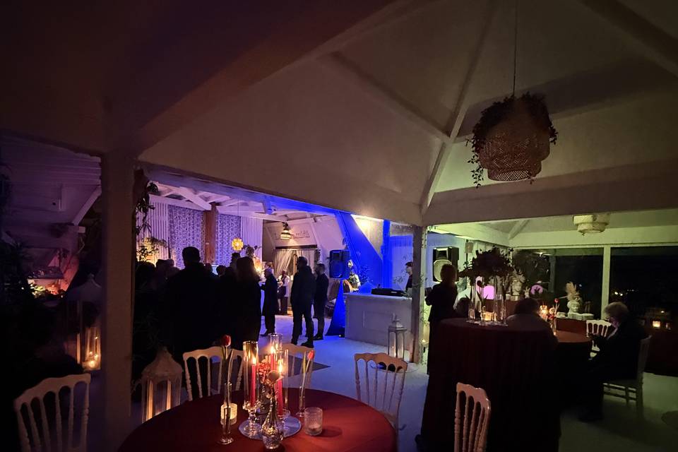 Sala interna vista mare