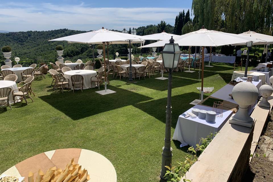 Cena bordo piscina