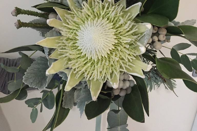 Bouquet con protea