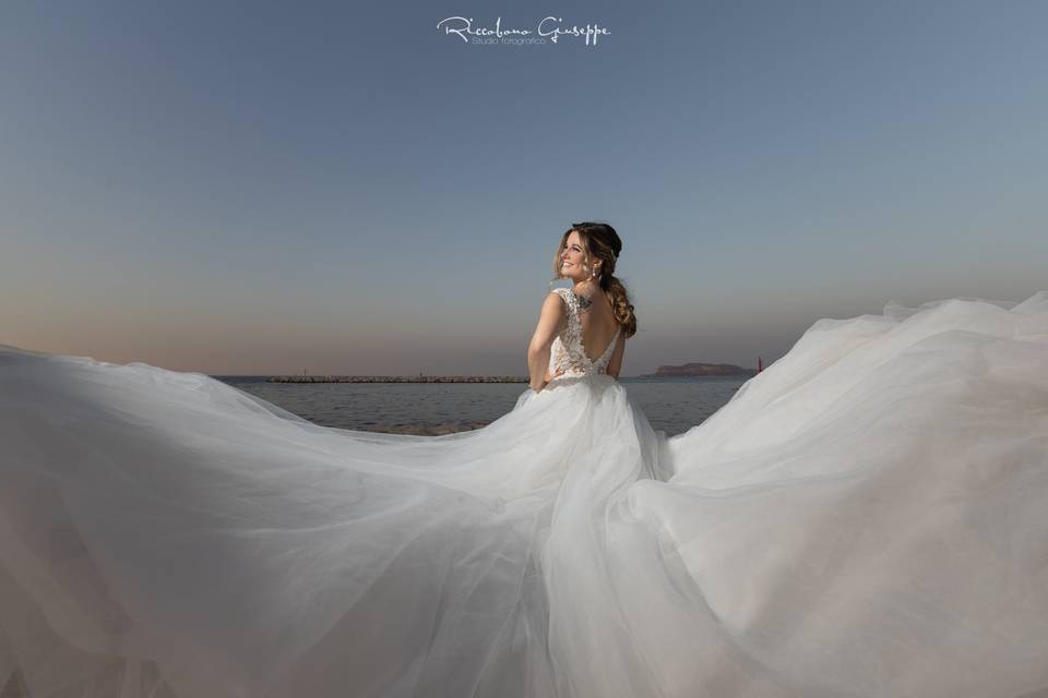 Sposa foto creativa