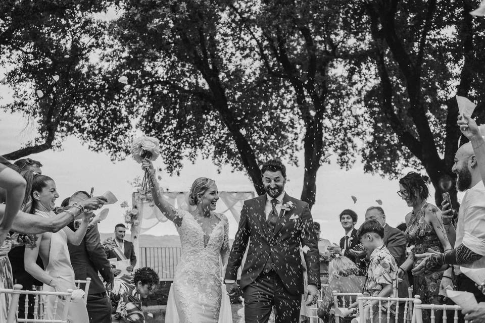 Wedding castle siena