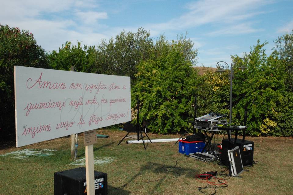 Cartellone matrimonio