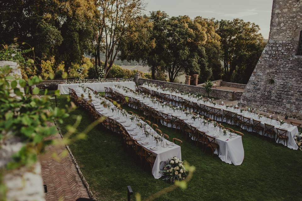 Castello per matrimoni siena