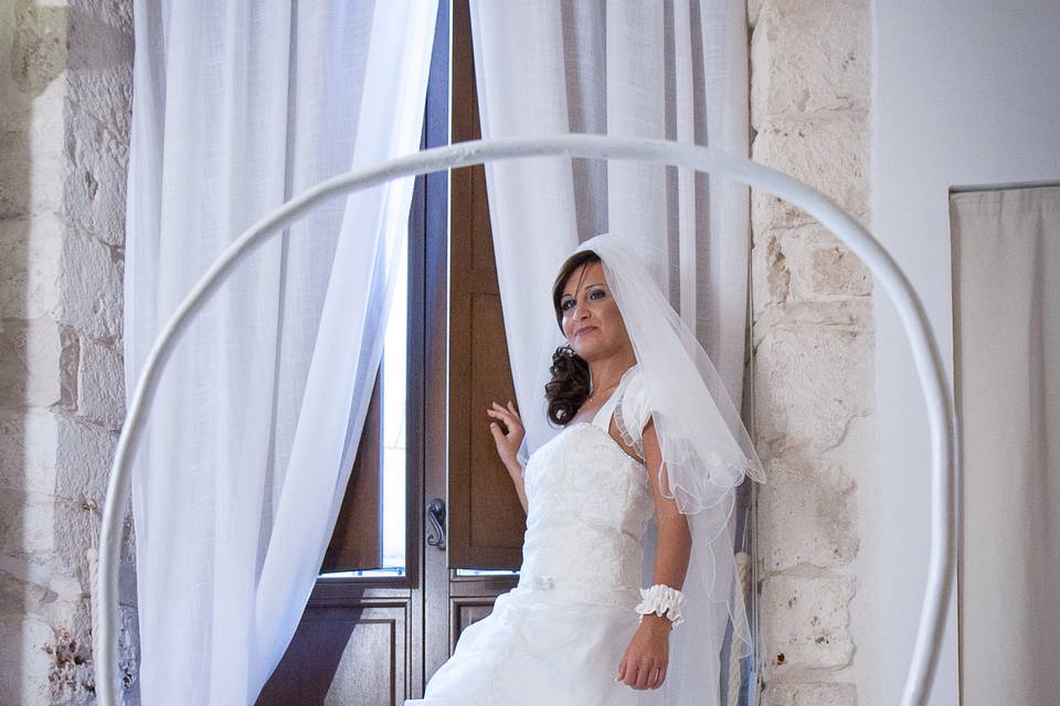 Sposa in cornice