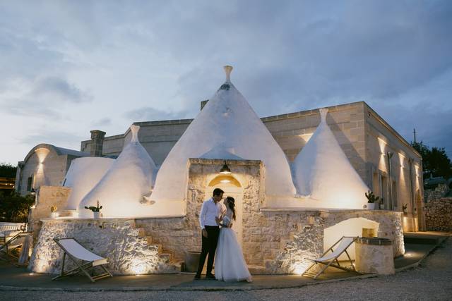 Sposi e trulli in Puglia