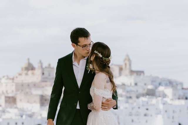 Sposi e città di Ostuni