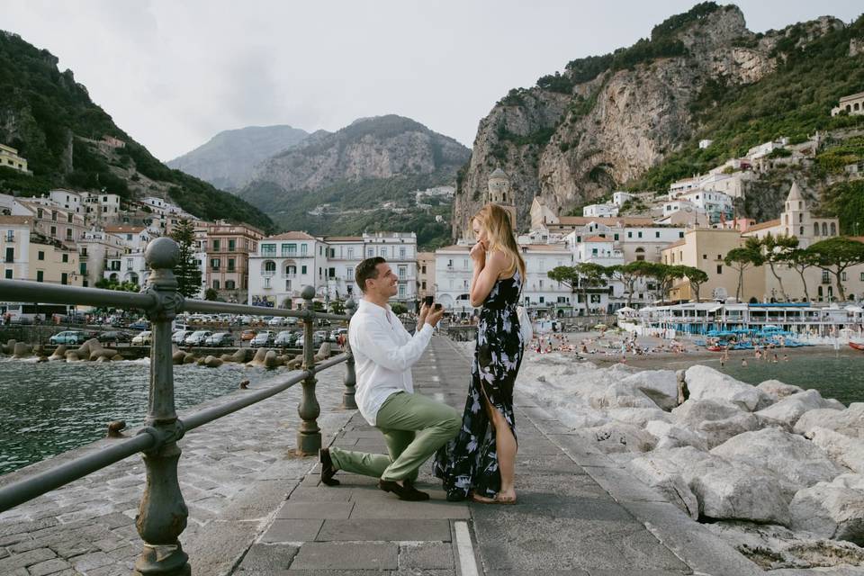 Proposta di matrimonio Amalfi